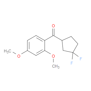 (3,3-Difluorocyclopentyl)(2,4-dimethoxyphenyl)methanone