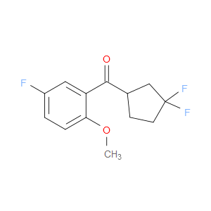 (3,3-Difluorocyclopentyl)(5-fluoro-2-methoxyphenyl)methanone