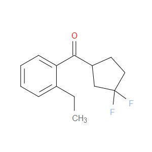 (3,3-Difluorocyclopentyl)(2-ethylphenyl)methanone