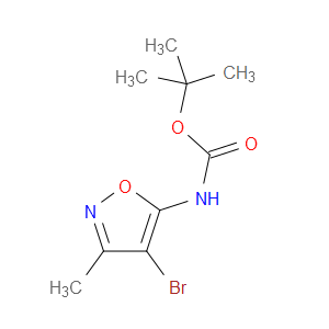 tert-butyl (4-bromo-3-methylisoxazol-5-yl)carbamate