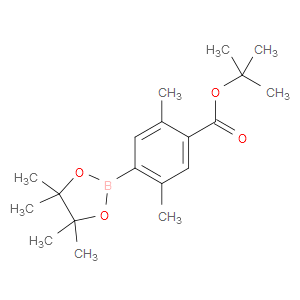 tert-butyl 2,5-dimethyl-4-(4,4,5,5-tetramethyl-1,3,2-dioxaborolan-2-yl)benzoate