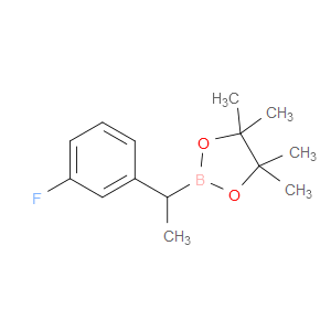 2-(1-(3-fluorophenyl)ethyl)-4,4,5,5-tetramethyl-1,3,2-dioxaborolane