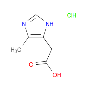 1H-Imidazole-5-acetic acid, 4-methyl-, hydrochloride (1:1)