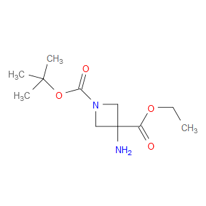 1-(1,1-Dimethylethyl) 3-ethyl 3-amino-1,3-azetidinedicarboxylate