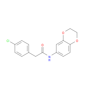 4-Chloro-N-(2,3-dihydro-1,4-benzodioxin-6-yl)benzeneacetamide