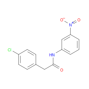 2-(4-chlorophenyl)-N-(3-nitrophenyl)acetamide