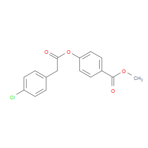 4-(Methoxycarbonyl)phenyl 4-chlorobenzeneacetate