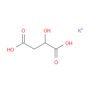 Butanedioic acid, 2-hydroxy-, potassium salt (1:1)