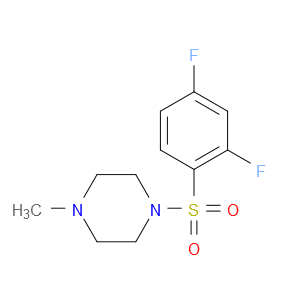 1-((2,4-difluorophenyl)sulfonyl)-4-methylpiperazine
