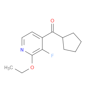 Cyclopentyl(2-ethoxy-3-fluoro-4-pyridinyl)methanone