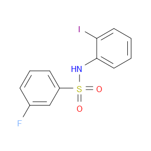 3-Fluoro-N-(2-iodophenyl)benzenesulfonamide