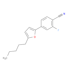 Benzonitrile, 2-fluoro-4-(5-pentyl-2-furanyl)-