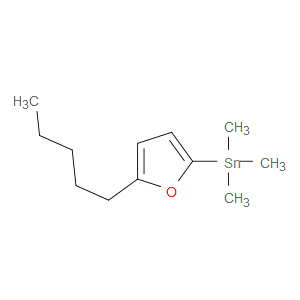 Trimethyl(5-pentyl-2-furanyl)stannane