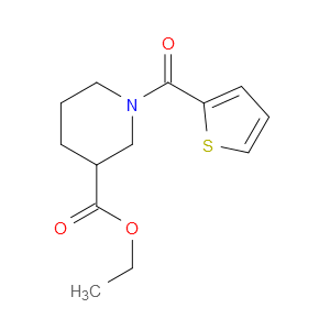 Ethyl 1-(2-thienylcarbonyl)-3-piperidinecarboxylate