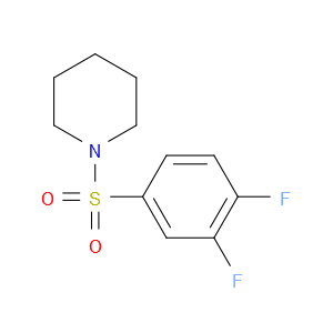 1-((3,4-difluorophenyl)sulfonyl)piperidine