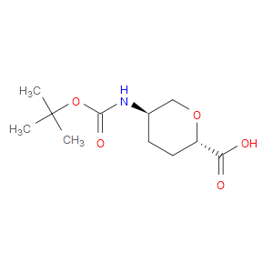 (2S,5R)-5-((tert-Butoxycarbonyl)amino)tetrahydro-2H-pyran-2-carboxylic acid