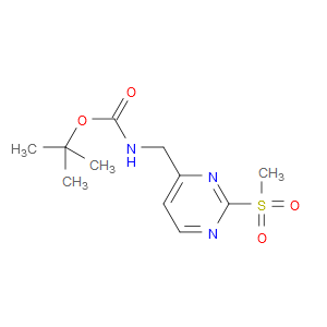 tert-Butyl ((2-(methylsulfonyl)pyrimidin-4-yl)methyl)carbamate