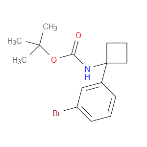 tert-Butyl (1-(3-bromophenyl)cyclobutyl)carbamate