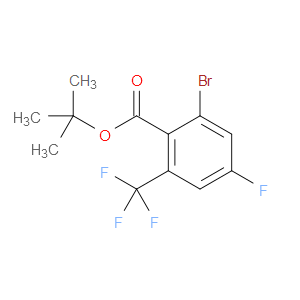 tert-butyl 2-bromo-4-fluoro-6-(trifluoromethyl)benzoate