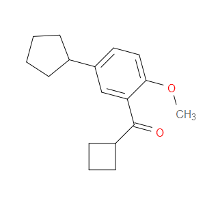 cyclobutyl(5-cyclopentyl-2-methoxyphenyl)methanone