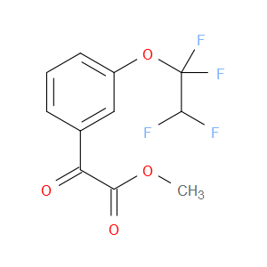 Methyl α-oxo-3-(1,1,2,2-tetrafluoroethoxy)benzeneacetate