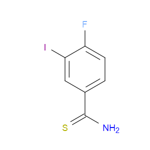 4-Fluoro-3-iodobenzenecarbothioamide