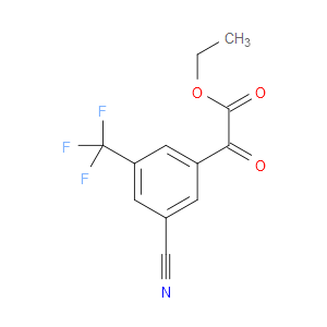 ethyl 2-(3-cyano-5-(trifluoromethyl)phenyl)-2-oxoacetate