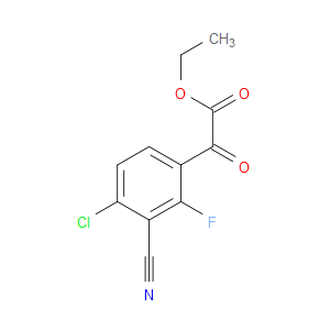 ethyl 2-(4-chloro-3-cyano-2-fluorophenyl)-2-oxoacetate