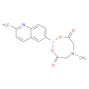 Dihydro-6-methyl-2-(2-methyl-6-quinolinyl)-4H-1,3,6,2-dioxazaborocine-4,8(5H)...