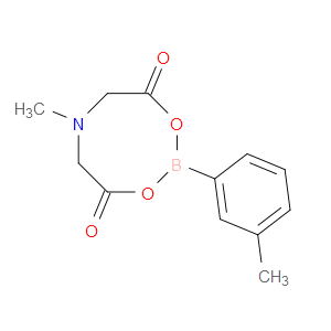 Dihydro-6-methyl-2-(3-methylphenyl)-4H-1,3,6,2-dioxazaborocine-4,8(5H)-dione