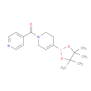 pyridin-4-yl(4-(4,4,5,5-tetramethyl-1,3,2-dioxaborolan-2-yl)-5,6-dihydropyridin-1(2H)-yl)methanone