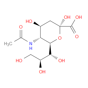 L-glycero-β-D-galacto-2-Nonulopyranosonic acid, 5-(acetylamino)-3,5-dideoxy-