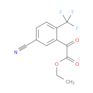 ethyl 2-(5-cyano-2-(trifluoromethyl)phenyl)-2-oxoacetate