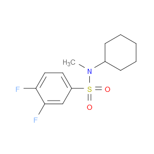 N-Cyclohexyl-3,4-difluoro-N-methylbenzenesulfonamide