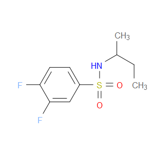 3,4-Difluoro-N-(1-methylpropyl)benzenesulfonamide