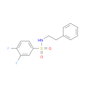 3,4-Difluoro-N-(2-phenylethyl)benzenesulfonamide