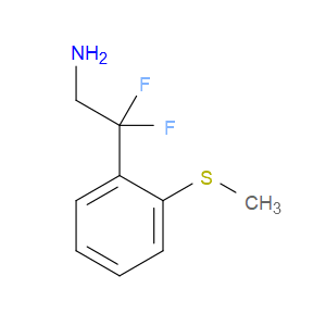 β,β-Difluoro-2-(methylthio)benzeneethanamine
