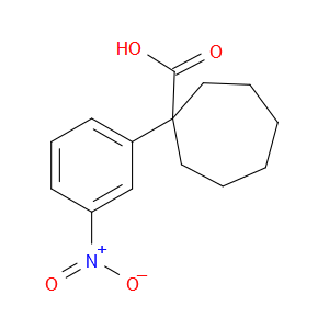 1-(3-nitrophenyl)cycloheptanecarboxylic acid