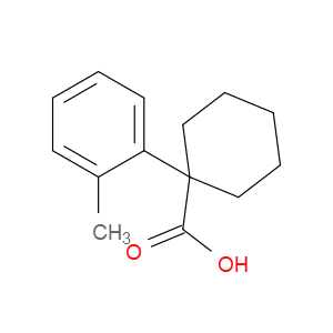 Cyclohexanecarboxylic acid, 1-(2-methylphenyl)-