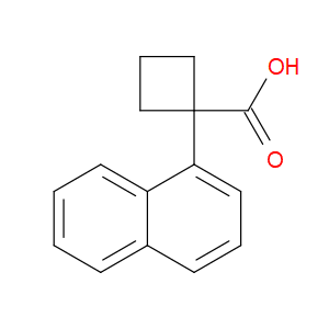 1-(1-Naphthalenyl)cyclobutanecarboxylic acid