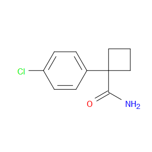 1-(4-Chlorophenyl)cyclobutanecarboxamide