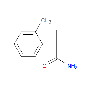 1-(2-Methylphenyl)cyclobutanecarboxamide