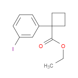 Ethyl 1-(3-iodophenyl)cyclobutanecarboxylate