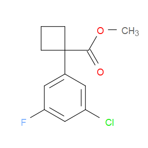 Methyl 1-(3-chloro-5-fluorophenyl)cyclobutanecarboxylate