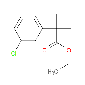 Ethyl 1-(3-chlorophenyl)cyclobutanecarboxylate