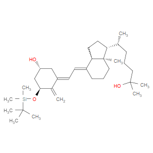 (1R,3S,Z)-3-((tert-butyldimethylsilyl)oxy)-5-((E)-2-((1R,3aS,7aR)-1-((R)-6-hydroxy-6-methylheptan-2-yl)-7a-methylhexahydro-1H-inden-4(2H)-ylidene)ethylidene)-4-methylenecyclohexanol