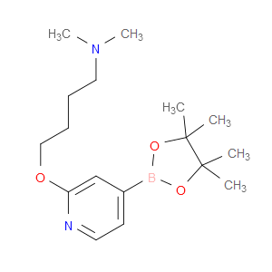 N,N-dimethyl-4-((4-(4,4,5,5-tetramethyl-1,3,2-dioxaborolan-2-yl)pyridin-2-yl)oxy)butan-1-amine
