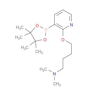 N,N-dimethyl-4-((3-(4,4,5,5-tetramethyl-1,3,2-dioxaborolan-2-yl)pyridin-2-yl)oxy)butan-1-amine
