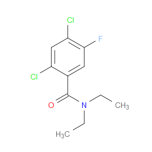 Benzamide, 2,4-dichloro-N,N-diethyl-5-fluoro-
