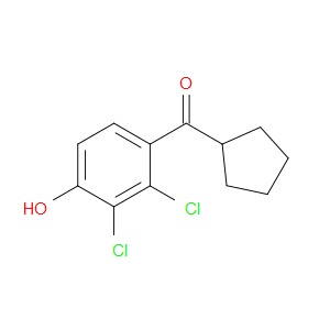 Cyclopentyl(2,3-dichloro-4-hydroxyphenyl)methanone